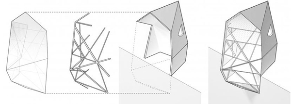 Жилой дом-консоль Polyhedra от Axis Mundi