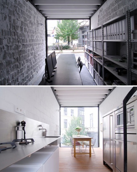 Жилой четырехэтажный дом от Sculp(IT) в Бельгии
