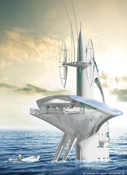 SeaOrbiter – первое в мире вертикальное судно  