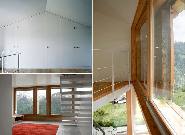 Shelter in the swiss alps - реконструкция от Personeni raffaele scharer architectes в Швейцарских Альпах