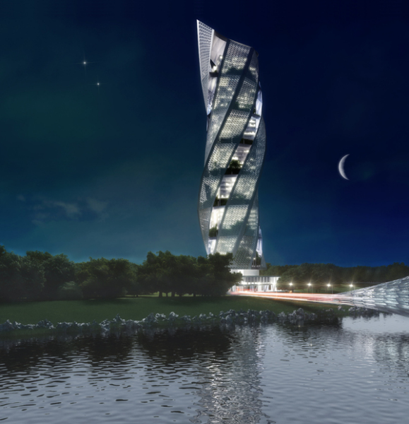 Проект отеля Spear tower от молодых сербских архитекторов