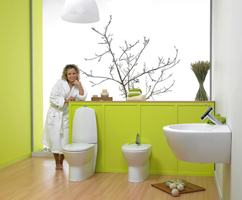 Spring Bath Decor – весенняя ванная комната от Sanindusa