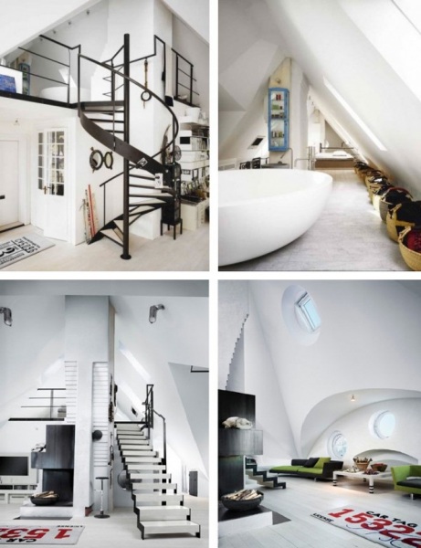 Квартира-студия швдского удожника, расположенная в Стокгольме