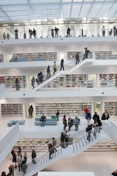 Новая библиотека в Штутгарте (Германия) от Eun Young Yi