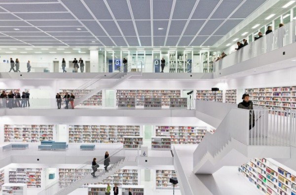 Новая библиотека в Штутгарте (Германия) от Eun Young Yi
