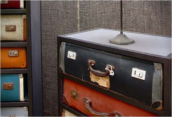 Suitcase Drawers – винтажный комод из старых чемоданов от James Plumb