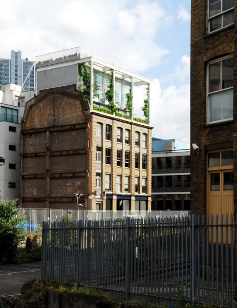 Roof Garden Apartment - инималистский пентхаус с зеленым садом в Лондоне от Tonkin Liu