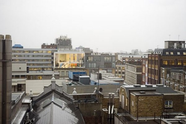 Roof Garden Apartment - инималистский пентхаус с зеленым садом в Лондоне от Tonkin Liu