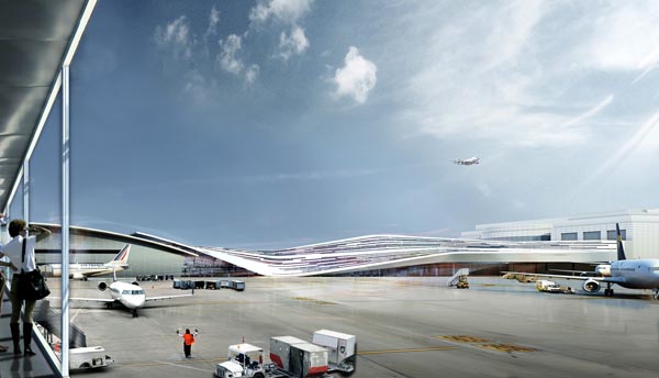 Футуристический проект Брюссельского аэропорта от UNStudio