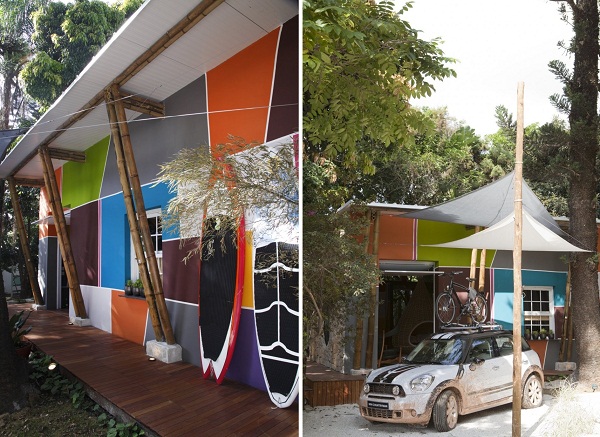 Urban Cabin – загородный дом, реконструированный по мотивам картин Тарсилы ду Амарал (Tarsila do Amaral)