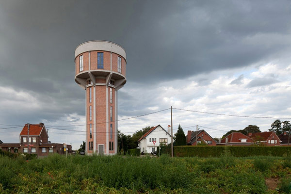 Уникальная реконструкция водонапорной башни в Бельгии 