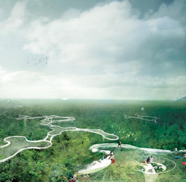 The 6th Layer – Explorative Canopy Trail – проект эко-структуры для лесов Амазонки