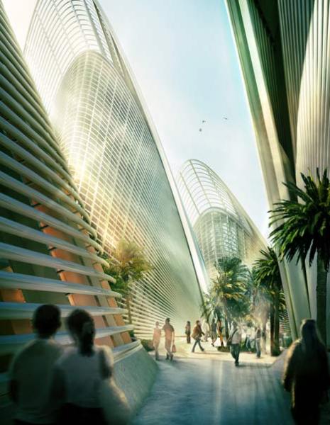 Проект нового здания в рамках национального музея Zayed National Mueum в Абу Даби от Foster + Partners