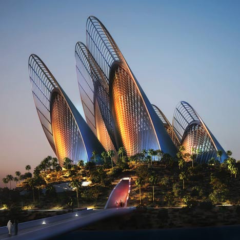 Проект нового здания в рамках национального музея Zayed National Mueum в Абу Даби от Foster + Partners