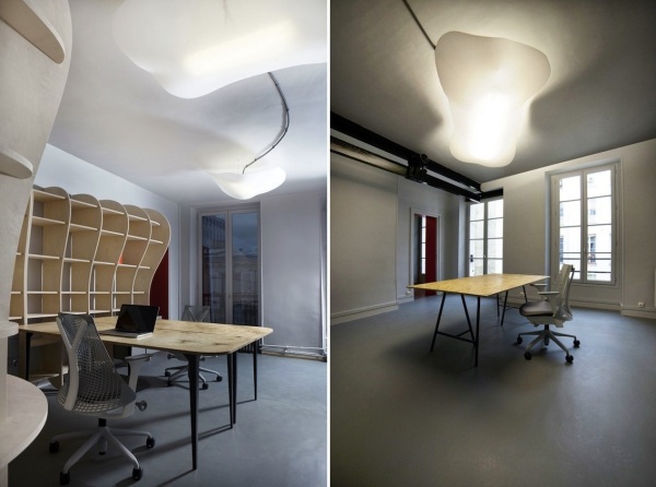 Cumulus Office - новый дизайн офиса компании Groupe Interface от Поля Кодами (Paul Coudamy)