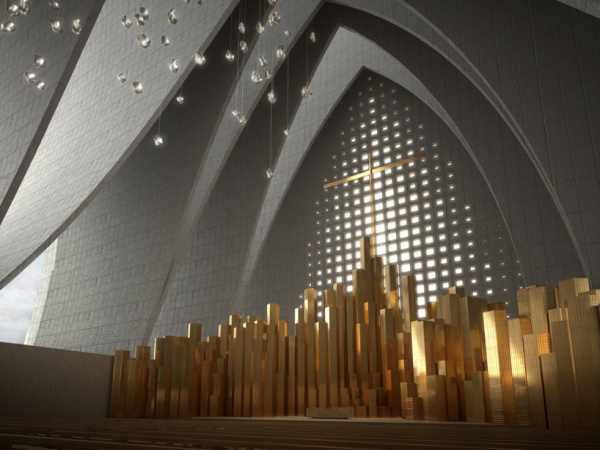 Проект собора Cathedral fold от Axis Mundi