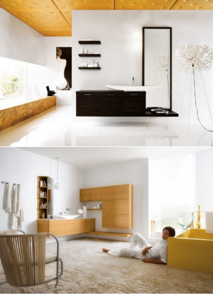 Креативный дизайн ванных комнат от Cerasa