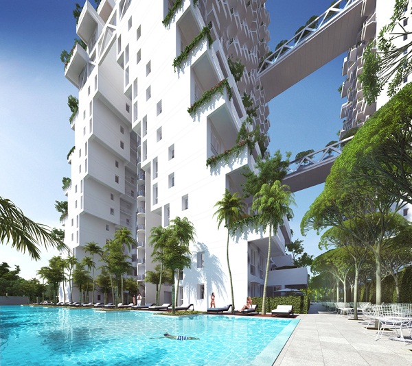 Проект кондоминиума Condominium at bishan central от Моше Сафди (Moshe Safdie)