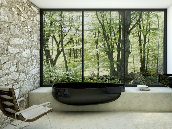 Стильная современная ванна от Claudia Danelon and Federico Meroni