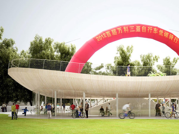 Bicycle Club - велопавильон в Китае от голландских архитекторов