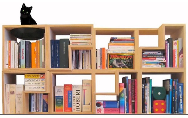 Книжный стеллаж Cat Library от Corentin Dombrecht 