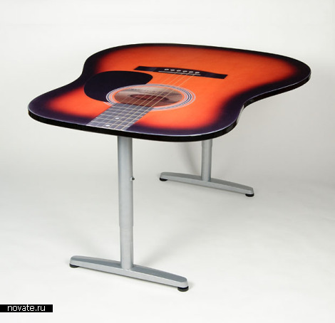 Стол-гитара от Music Furniture 