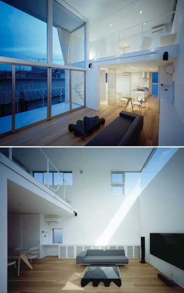 House in Hikarimachi - трехэтажный жилой дом от Rhythmdesign в Японии