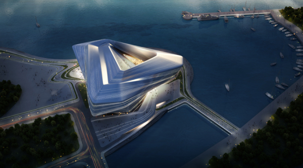 Проект здания Busan Opera House в Южной Корее от jian junkai + huang jinqi