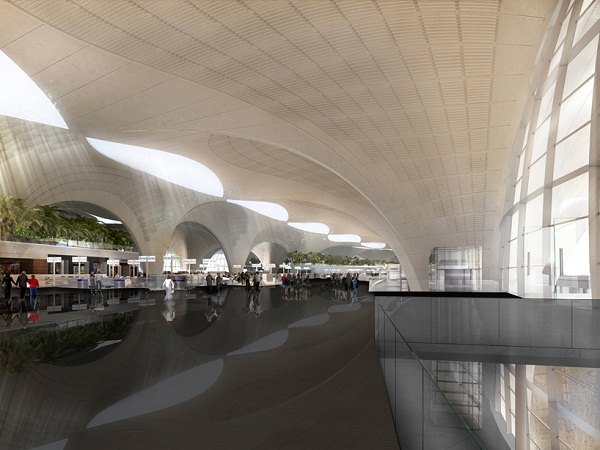 Проект аэропотра Kuwait International Airport от Foster + Partners