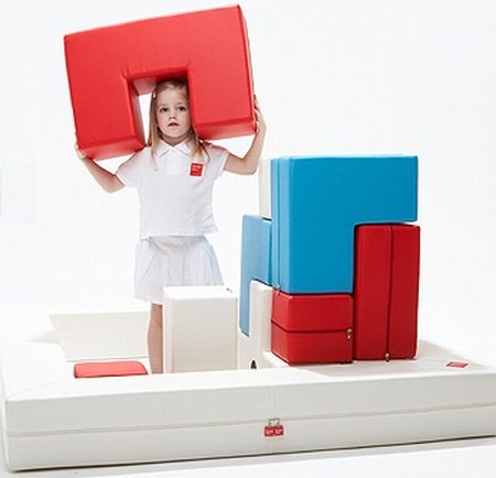 «Умный» детский диван PS30: IQ Puzzle Sofa от Designskin