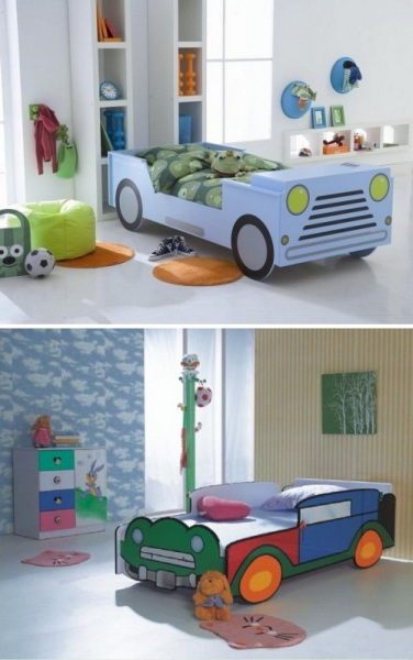 Автомобильная тематика в оформлении детской комнаты