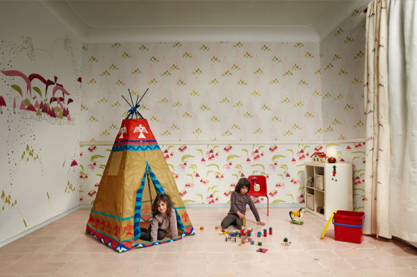 Декоративные обои для детских комнат от Tres Tintas Barcelona