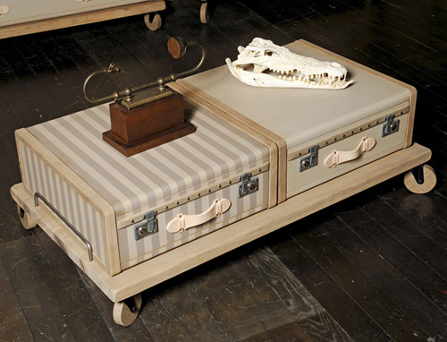 Les Valises - винтажная линия мебели от Эммануэль Легавр (Emmanuelle Legavre)