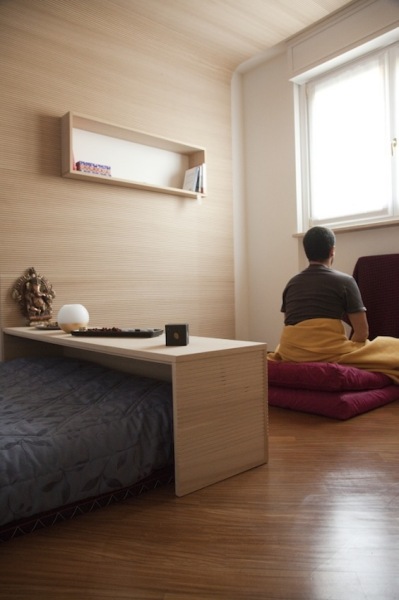 Интерьер комнаты для медитаций от Biancostudio