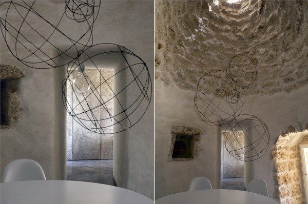 Креативная современная вилла в старинных руинах итальянской провинции