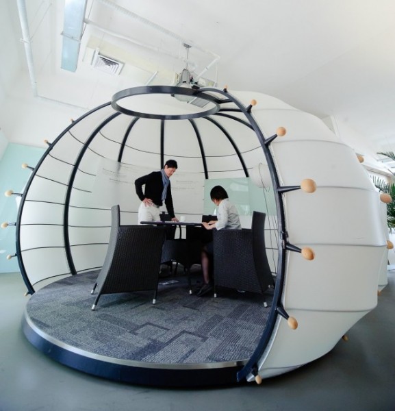 Pumpkin Room – креативный офисный модуль от китайских дизайнеров