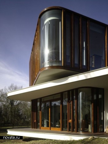 Вилла Retro Futuristic House от Mecanoo Architecten в Голландии 