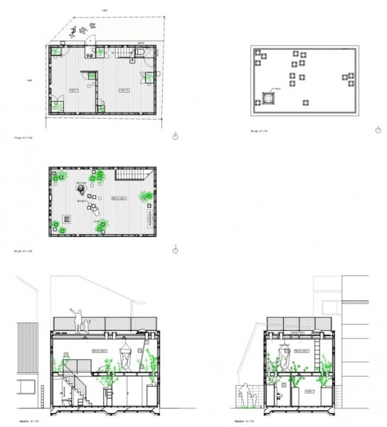 RoomRoom – жилой дом от Takeshi Hosaka Architects