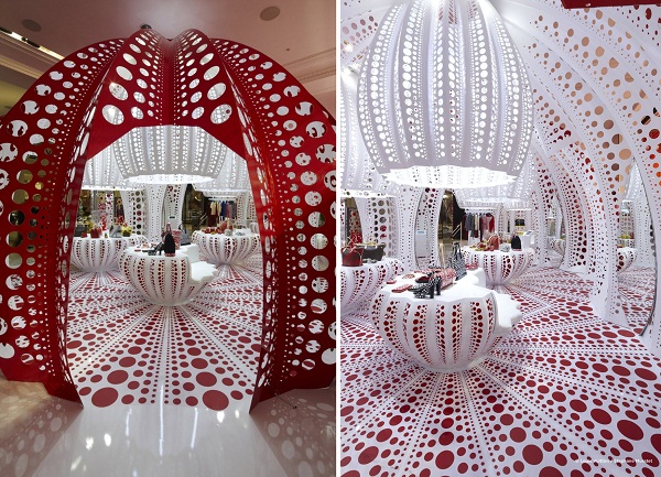 Футуристический фейерверк нового бутика Louis Vuitton в Лондоне