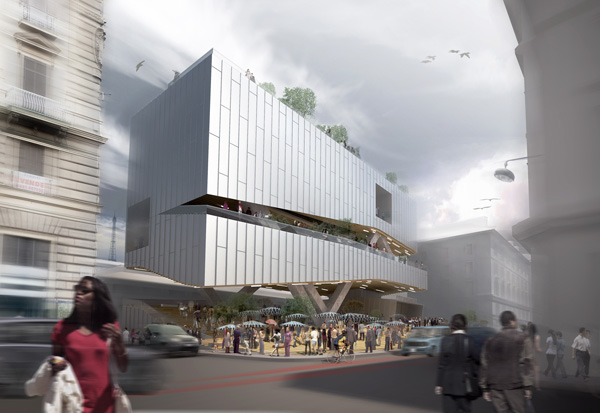Elevated Market и Culinary School – проект нового разноцелевого комплекса в Париже (Франция)