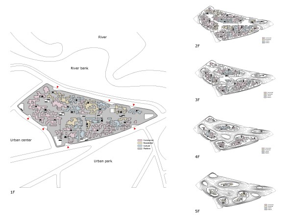 Swarm Urbanism – футуристическая структура от Zhaochen Wang