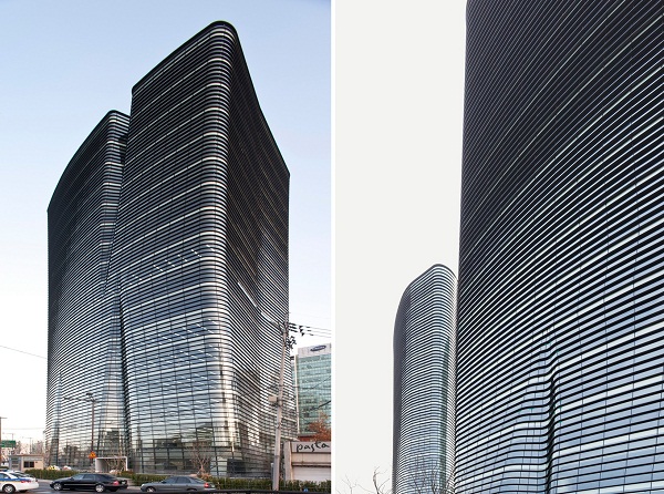 Офисные здания Twin trees от BCHO architects в Сеуле