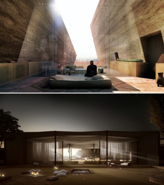 Проект эко-комплекса Wadi Resort в Иордании от Oppenheim Architecture + Design