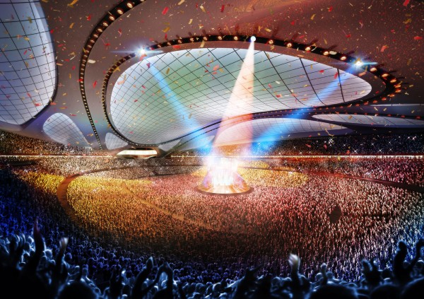 National Stadium of Japan – проект стадиона в Японии от Zaha Hadid Architects