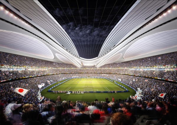 National Stadium of Japan – проект стадиона в Японии от Zaha Hadid Architects
