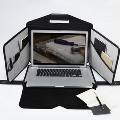Бизнесменам предложили сумку для ноутбука, которая превращается в рабочий кабинет