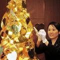 Новогодняя ёлка из чистого золота выставлена на продажу в Японии