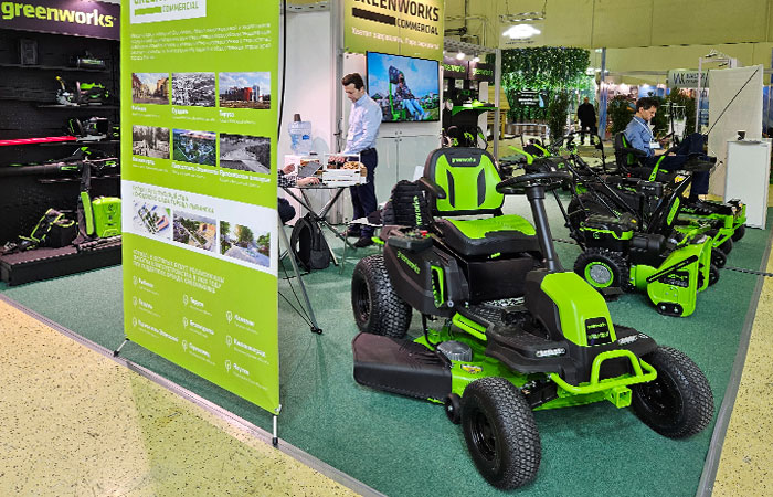 Greenworks впервые приняла участие в главной парковой выставке России ParkSeason Expo