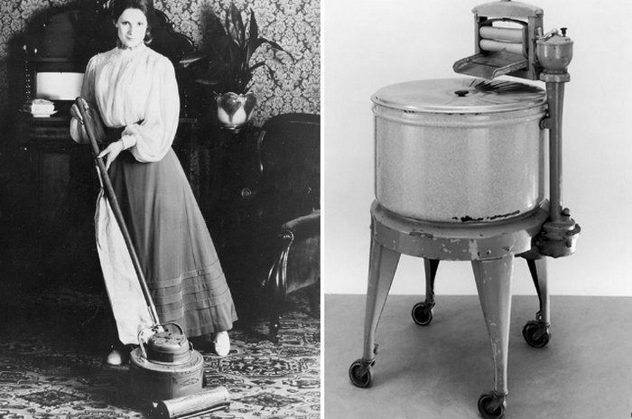 Первый бытовой групп. Первая стиральная машина. Стиральные машины прошлого века. Старый пылесос. Стиральная машина 19 века.