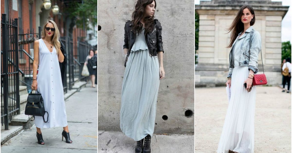 Платья макси – модные, очаровательные стилизации не только в цветочном издании